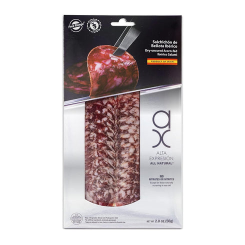 Acorn-fed Iberico Salami//Salchichon Iberico de Bellota Sliced (2 oz) (2)