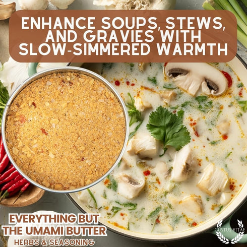 GLP-1 Everything But The Umami Butter Herbs & Seasoning | Artisanal Spice Blend | Gourmet Butter Seasoning | All