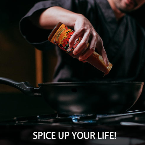Bottled Hell 12 Oz Hot Pepper Sauce - Original | Signature Recipe Fl | Unique Medium Heat Condiment | Created