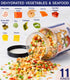 Egcina 16oz 100% 11-Ingredient Pack, 454g Freeze-Dried Seafood & Vegetable Mix - Natural Dehydrated Ramen Toppings