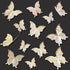 Ercadio 30 Pack 3D Butterfly Cake Toppers - Gold, Waterproof Mix Sizes, Cupcake Picks for Baby Shower, Party
