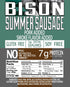 Summer Summer Set, Set PEARSON RANCH Wild Game Sausage Sampler - Elk, Bison, Venison, Sausage Gift Exotic Meat Gift