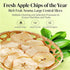 4 Oz Cadetian Dried Apple Slices, Apple Slices, Dried Apples for Cocktails Baking, Halloween fruit snacks, Christmas