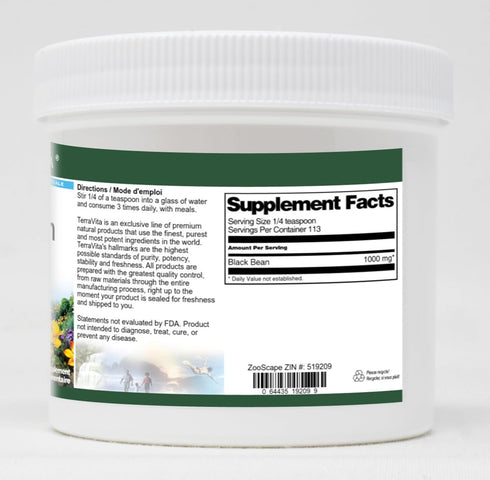 Terravita (4 oz, 519209) Black Bean Powder ZIN: