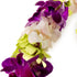 Generic Graduation Leis, Fresh Cut Orchids Flower Leis, Long-lasting double leis made of fresh cut purple, pink