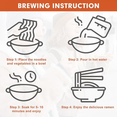Oryvox 100% 14oz Dried Ramen Toppings-Dehydrated Vegetables & Seafood Mix Instant Ramen Toppings Natural, Resealable