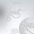 Silver Glitter Sweet 16 Cake Topper - Happy 16th Birthday, 16th Anniversary Party Decoration Supplies