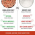 Packaging 10oz Himalayan Pink Salt with Nordic Kelp Naturally Iodized salt for everyday use in Plastic-Free | Coarse