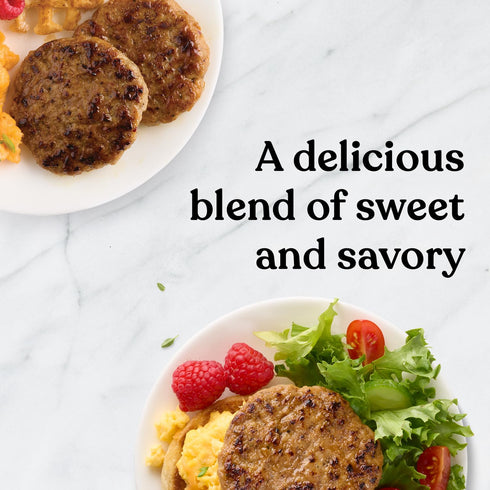 14g 12 oz Amylu Foods Chicken Sausage Breakfast Patties, Maple, Natural Ingredients, of Protein, GAP Chicken Raised
