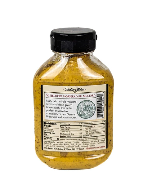 Generic 9 oz (Pack 4) Schaller and Weber Mustard Dusseldorf Horseradish