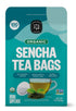 FGO Organic Sencha Green Tea, 100 Count Eco-Conscious Tea Bags, Resealable Bag, Sourced From Japan