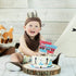 PANHUI Chugga Chugga Two Two Cake Topper - 2nd Birthday Railroad Party Decorations, Train Birthday Cake Decor, Second