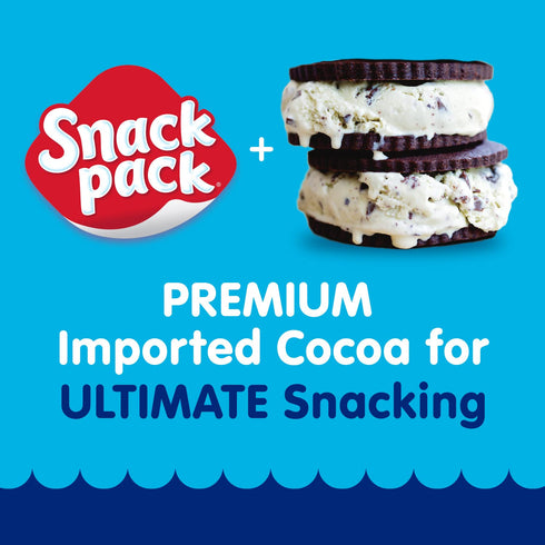 Snack Pack 3.25 oz., 6-Count Ice Cream Sandwich Flavored Pudding Cups