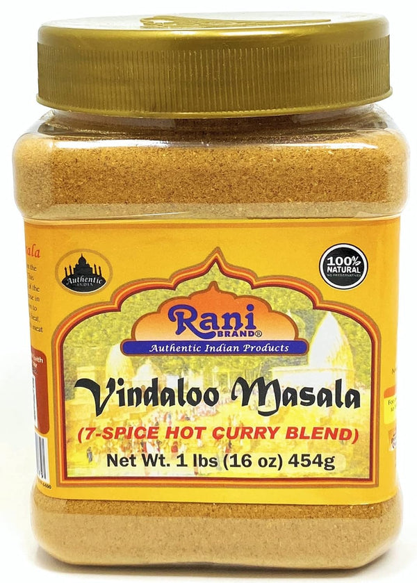 Rani Vindaloo Curry Masala Indian Spice Blend, 16 oz (1 lb) - All Natural, Vegan, Gluten Friendly