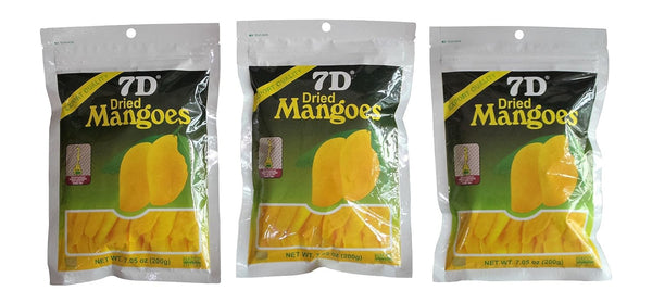 Zero Gravity Hawaii 7D Dried Mango Delicious Philippine dried mangoes - 3 Big pack (7.05oz