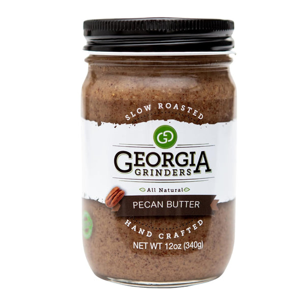 Georgia Grinders Pecan Butter Spread, Whole30 Approved, Non-GMO, Gluten Free, No Palm