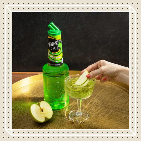 1 (33.8 Oz), Pack 3 Finest Call Premium Sour Apple Martini Drink Mix, Liter Bottle Fl