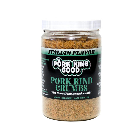 2 Pack! 12 Oz 2 Pack) Pork King Good - Pork Rind Breadcrumbs - Keto Friendly, Paleo, Gluten-Free, Sugar Free, Zero Carb