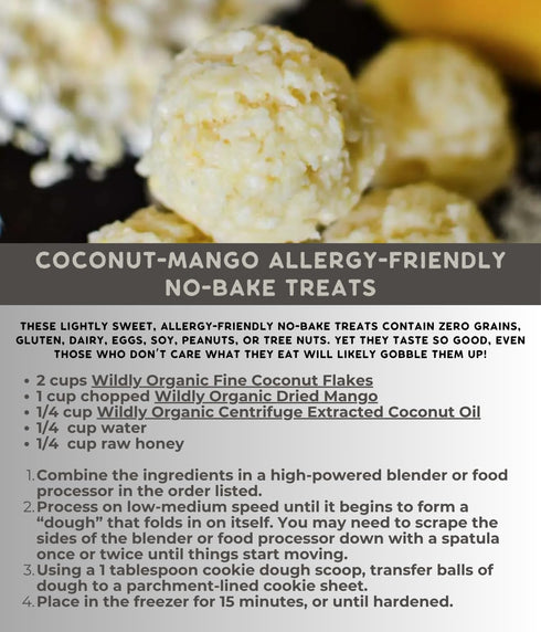 16 Oz, 1 lb Wildly Organic Fine Coconut Flakes Bag Unsweetened, Organic, Gluten-Free, Vegan, Non-GMO, All-Natural