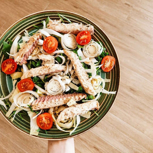 290 10.22 oz Wild Sicilian Mackerel in EVOO - Sicily, Italy - g