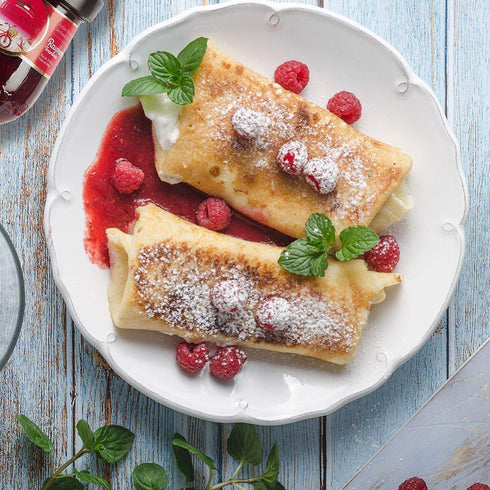 11.64 oz Tuscanini Premium Italian Raspberry Preserves, Jar, Spreadable Fruit Jam, No High Fructose Corn Syrup, No