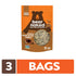 (3 Bear Naked Granola Cereal, Whole Grain Granola, Breakfast Snacks, Cacao and Cashew Butter Crunch Bags)