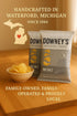 (8oz, 3-Pack) Downeys Potato Chips, No Salt Kettle-Cooked Potato Chips, Handcrafted Snack, Small-Batch, Light