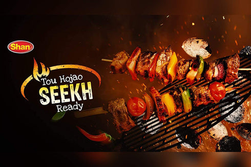 (50g) Packets (Pack 3) Shan - Tikka Seekh Kabab Seasoning Mix - Spice for Pakistani Style BBQ