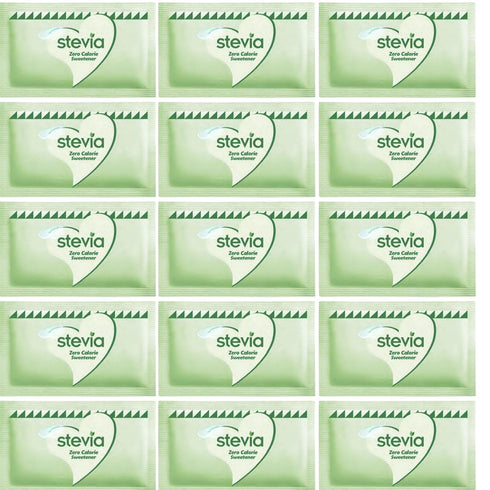 Vallary Zero Calorie Sweetener 200 Green Stevia Packets | Natural Sugar Substitute |