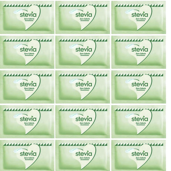 Vallary Zero Calorie Sweetener 200 Green Stevia Packets | Natural Sugar Substitute |