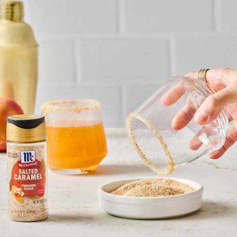 3.81 oz McCormick Finishing Sugar, Salted Caramel, Limited Edition, Creamy Caramel Flavor with a Touch of Salt