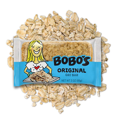 (12 Bobo's Original Oat Bars, Simple Ingredients, Whole Grain Oats, Plant Based, Gluten Free Breakfast Bars, Non-GMO