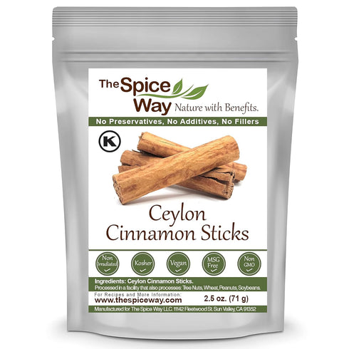 The Spice Way True Ceylon Cinnamon Sticks, 2.5 oz