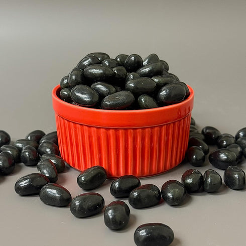 2-Pound Pack Black Licorice Jelly Beans | | Licorice Candy | Black Jelly Beans for Holiday Buffets, Gifting