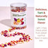 4.23oz(120g) Freeze Dried Mixed Fruit Snacks - Crunchy Dried Fruit Mix with Strawberry, Dragon Fruit, Purple Sweet