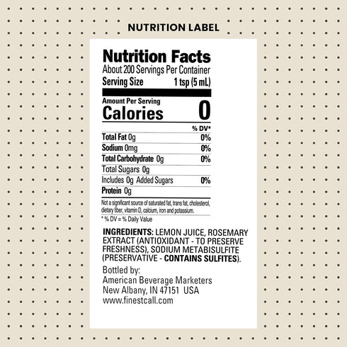 1 (33.8 Oz), Pack 3 Finest Call Premium Single Pressed Lemon Juice Drink Mix, Liter Bottle Fl