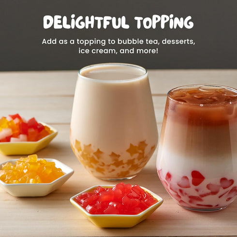 Topping-8.38lbs/bottle-variation Bossen Jelly (Rainbow)