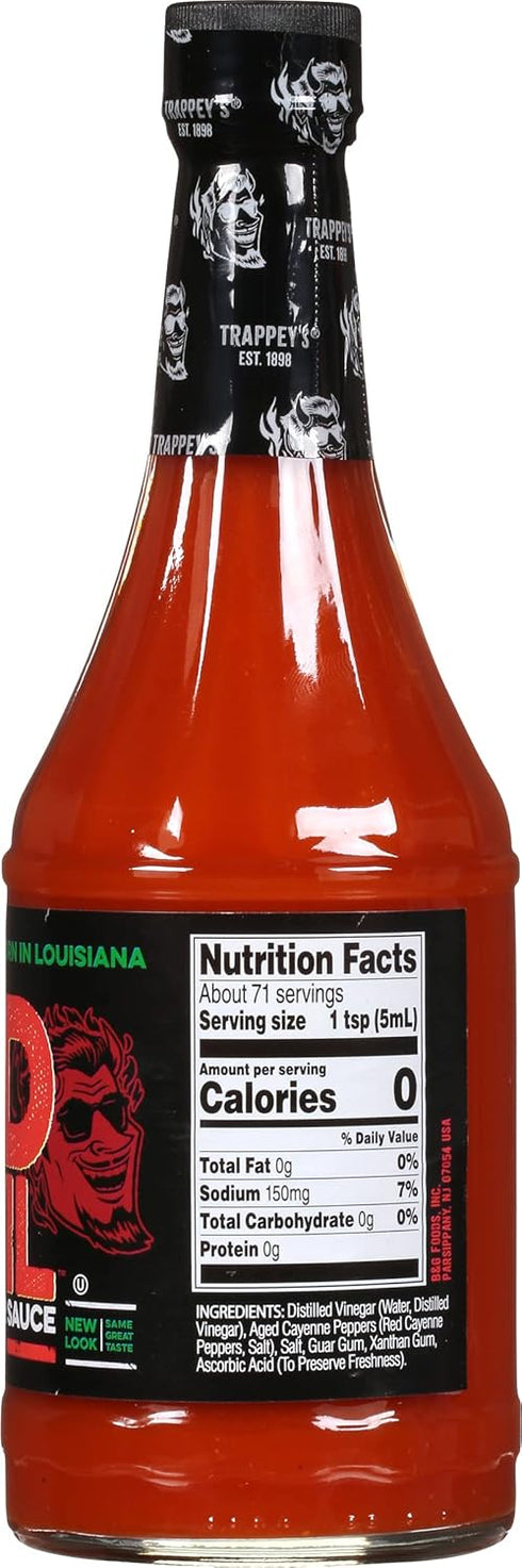 Trappey's 12 (Pack 2) Red Devil Sauce Hot, Ounce