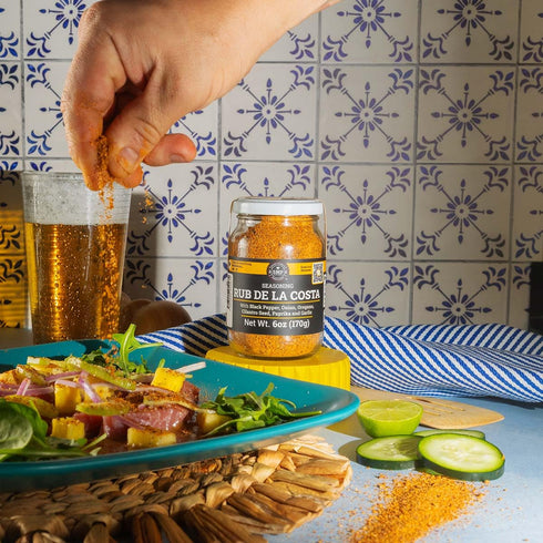 100% 6 oz SMP Rub de la Costa: Natural, No Preservatives, Perfect Tangy & Salty Seasoning for Seafood, White Meats