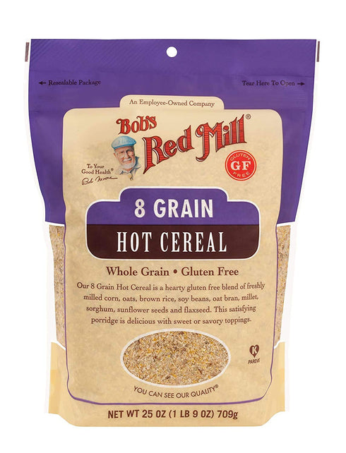 Bob's Red Mill Gluten Free 8 Grain Hot Cereal, 25 OZ (Pack