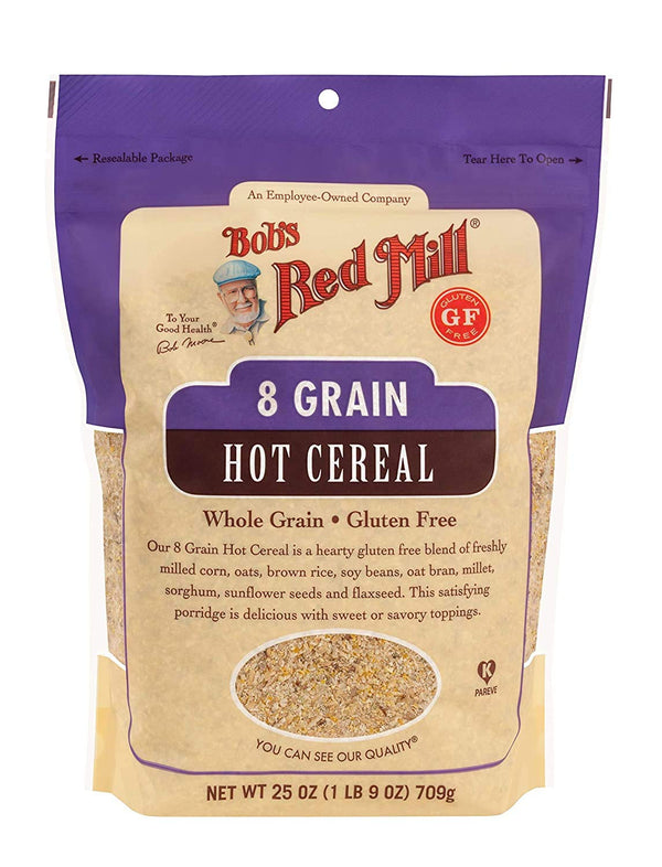 Bob's Red Mill Gluten Free 8 Grain Hot Cereal, 25 OZ (Pack