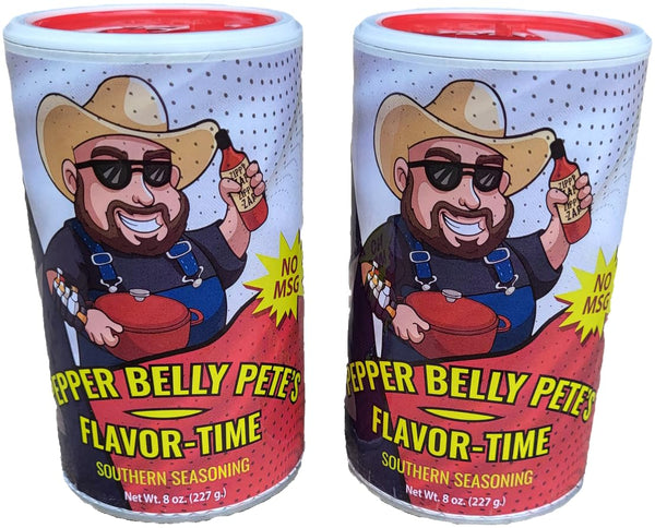 Pepper Belly Pete s Flavor-Time Southern Seasoning, 8 oz - 2 pack