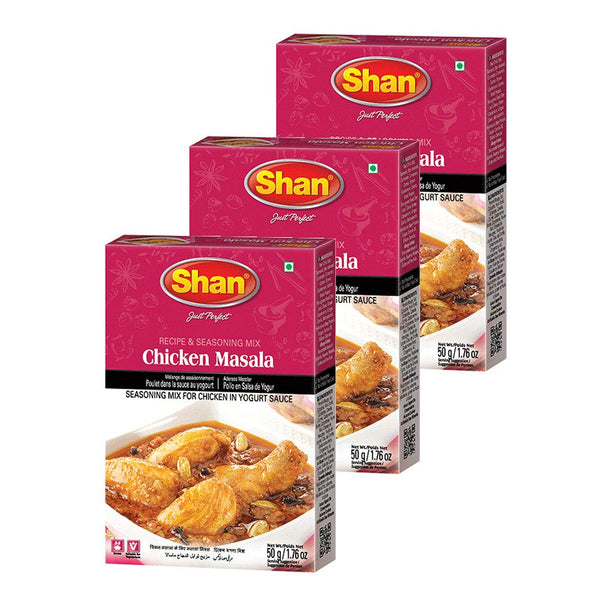 Shan Chicken Masala Mix Recipe and Seasoning 1.76 oz (50g) - Spice