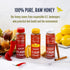 Set 36 Oz, Pack 3 100% Jamie's Hive to Table Infused Honey Gift Hot, Lemon, and Cinnamon Flavors, of Squeeze Bottles