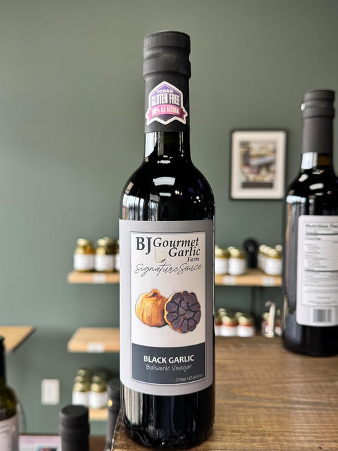BJ Gourmet Garlic Farm Black Garlic Balsamic Vinegar
