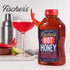 24 oz 100% Fischer's Hot Honey Raw Unfiltered Honey with Hot Pepper Spicy Honey for Pizza, Chicken, Charcuterie, BBQ