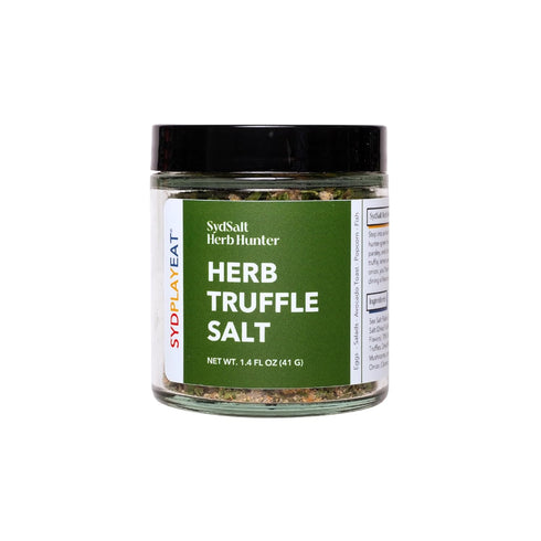 1.4 Oz Truffle Salt Blend with Garlic, Onion, Chives, Cilantro, Parsley, Sea Salt - Try on Popcorn, Eggs, Chicken