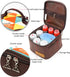 Travel Spice Containers Kit, 3 Pcs 2.7 oz Liquid Spice Bottles, 3 Pcs 3.3 oz Sauce Bottle, Durable Storage Bag for