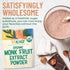 Organic Pure Monk Fruit Sweetener, 4oz, 100% Monk Fruit Extract Powder for Keto and Paleo Diet, Zero Calories