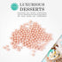 (6mm, 32 Oz) O'Creme Pink-Ivory Edible Sugar Pearls Cake Decorating Supplies for Bakers: Cookie, Cupcake & Icing